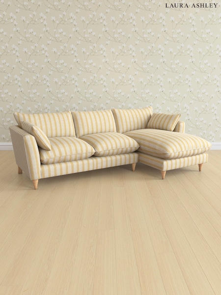 Kinsham Stripe/Ochre Yellow Casterton By Laura Ashley (AV9748) | £2,175