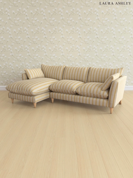 Kinsham Stripe/Ochre Yellow Casterton By Laura Ashley (AV9748) | £2,175
