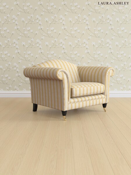 Kinsham Stripe/Ochre Yellow Gloucester By Laura Ashley (AV9750) | £950