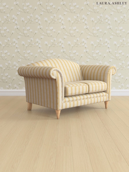 Kinsham Stripe/Ochre Yellow Gloucester By Laura Ashley (AV9750) | £1,125