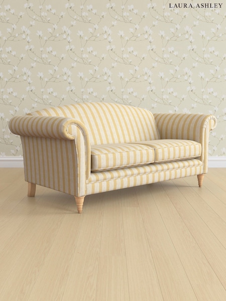 Kinsham Stripe/Ochre Yellow Gloucester By Laura Ashley (AV9750) | £1,325