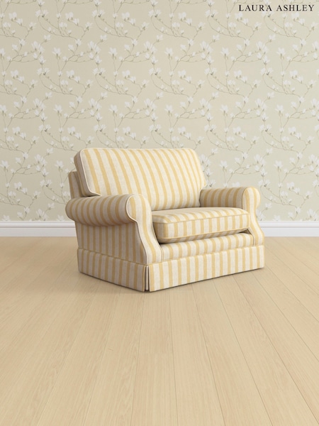 Kinsham Stripe/Ochre Yellow Padstow By Laura Ashley (AV9751) | £1,050
