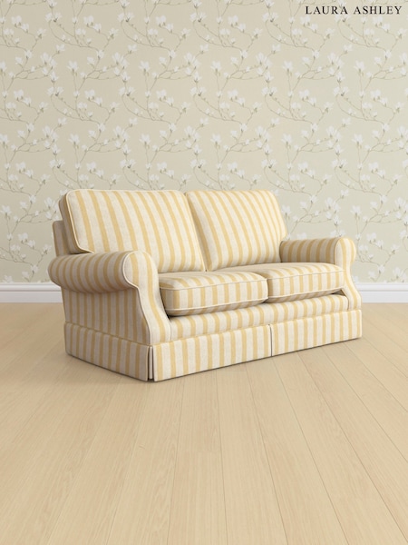 Kinsham Stripe/Ochre Yellow Padstow By Laura Ashley (AV9751) | £1,225
