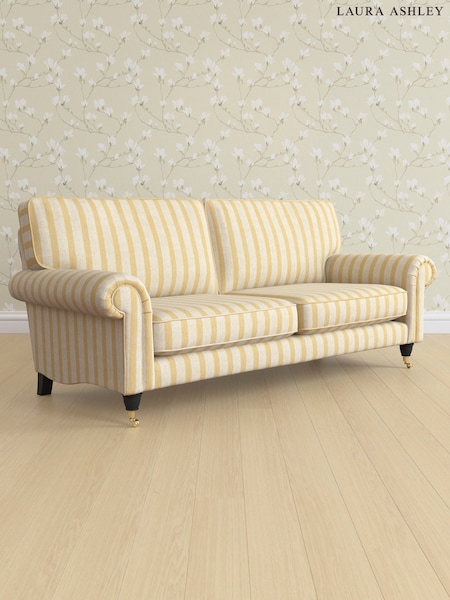 Kinsham Stripe/Ochre Yellow Kingston By Laura Ashley (AV9752) | £1,425