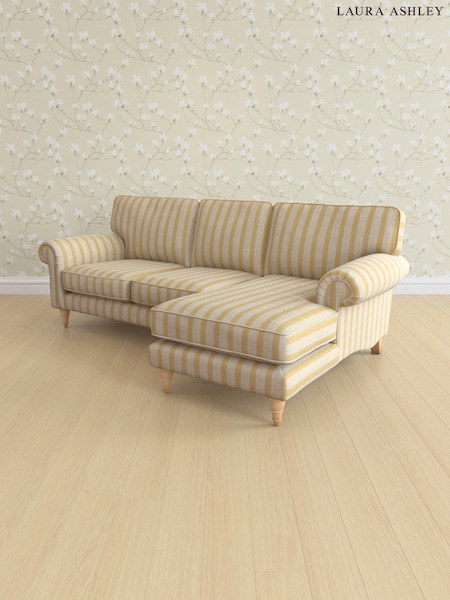 Kinsham Stripe/Ochre Yellow Kingston By Laura Ashley (AV9752) | £2,125