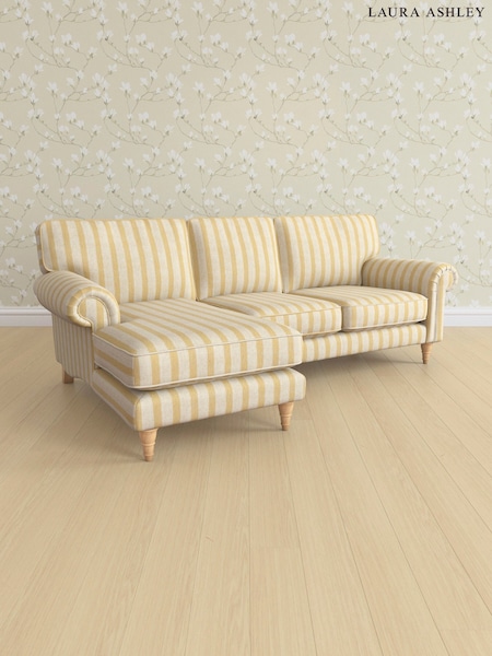 Kinsham Stripe/Ochre Yellow Kingston By Laura Ashley (AV9752) | £2,125