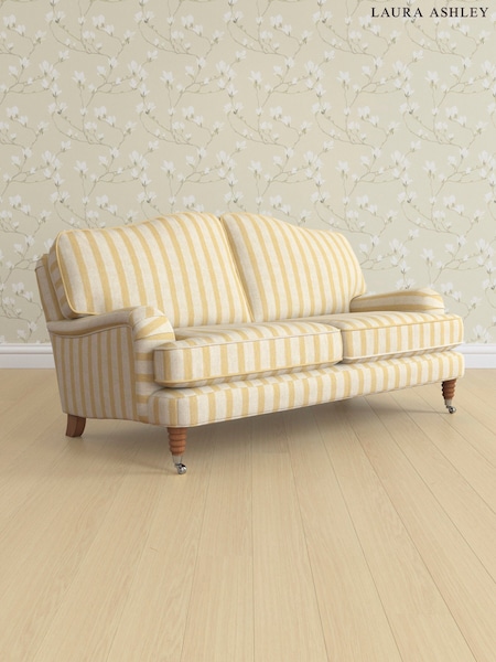 Kinsham Stripe/Ochre Yellow Lynden By Laura Ashley (AV9753) | £1,275