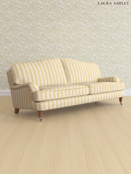 Kinsham Stripe/Ochre Yellow Lynden By Laura Ashley (AV9753) | £1,500