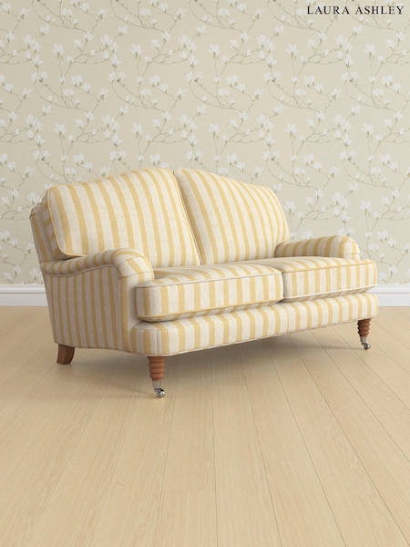 Kinsham Stripe/Ochre Yellow Lynden Scatter Back By Laura Ashley (AV9754) | £1,275