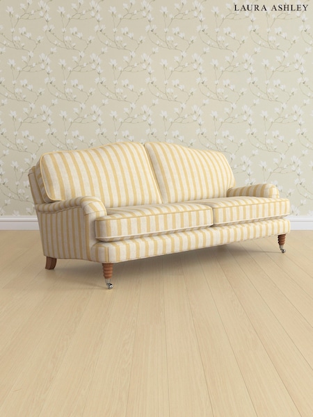 Kinsham Stripe/Ochre Yellow Lynden Scatter Back By Laura Ashley (AV9754) | £1,475