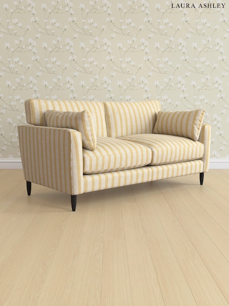 Kinsham Stripe/Ochre Yellow Radcliffe By Laura Ashley (AV9755) | £1,575