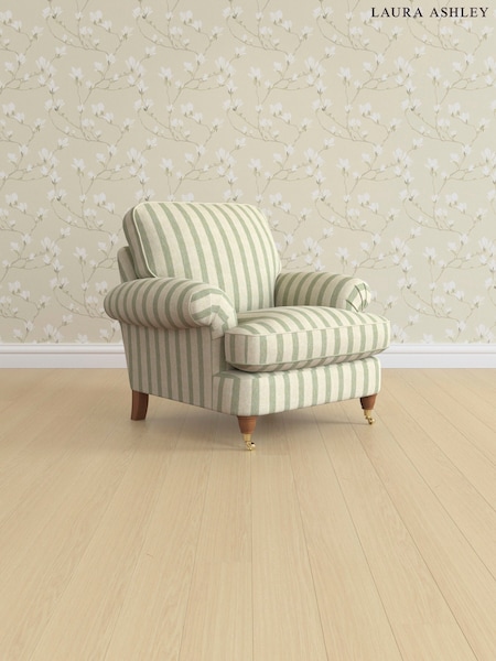 Kinsham Stripe/Hedgerow Green Beaumaris By Laura Ashley (AV9756) | £900