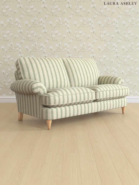 Kinsham Stripe/Hedgerow Green Beaumaris By Laura Ashley (AV9756) | £1,325