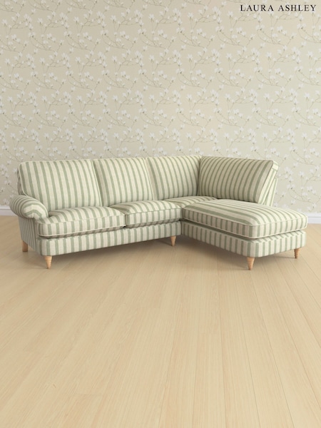 Kinsham Stripe/Hedgerow Green Beaumaris By Laura Ashley (AV9756) | £2,350