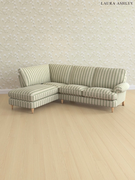 Kinsham Stripe/Hedgerow Green Beaumaris By Laura Ashley (AV9756) | £2,350