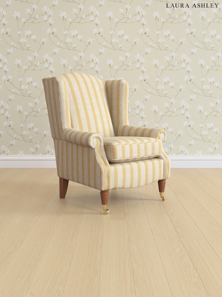 Kinsham Stripe/Ochre Yellow Enderby By Laura Ashley (AV9758) | £850