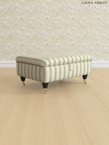 Kinsham Stripe/Hedgerow Green Beverley By Laura Ashley (AV9759) | £525
