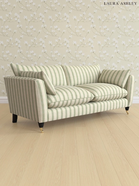 Kinsham Stripe/Hedgerow Green Casterton By Laura Ashley (AV9760) | £1,425