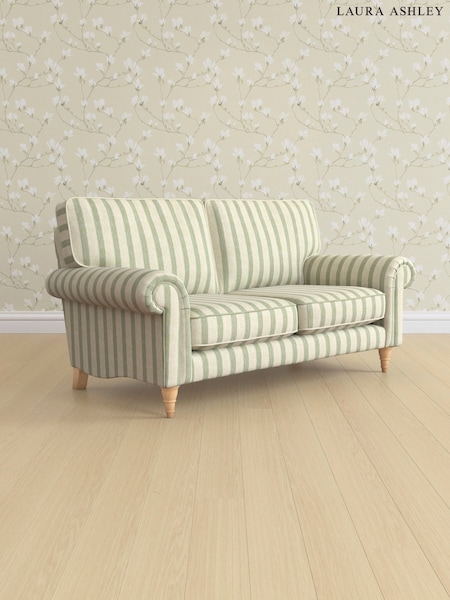 Kinsham Stripe/Hedgerow Green Kingston By Laura Ashley (AV9764) | £1,225