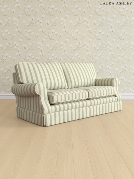 Kinsham Stripe/Hedgerow Green Padstow By Laura Ashley (AV9765) | £1,325