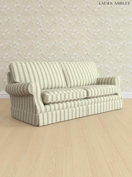 Kinsham Stripe/Hedgerow Green Padstow By Laura Ashley (AV9765) | £1,425