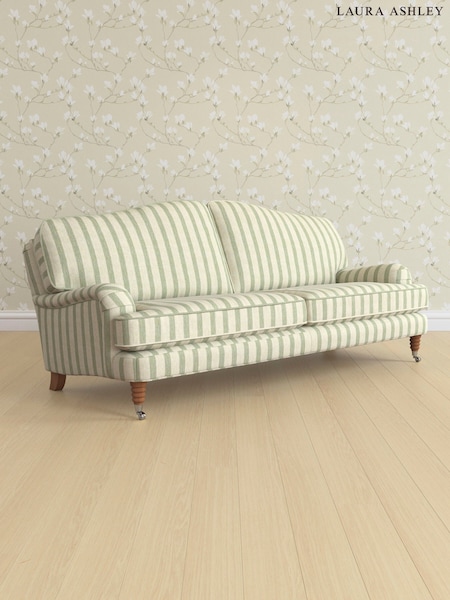 Kinsham Stripe/Hedgerow Green Lynden Scatter Back By Laura Ashley (AV9766) | £1,575