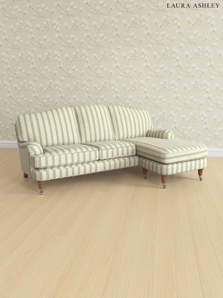 Kinsham Stripe/Hedgerow Green Lynden By Laura Ashley (AV9767) | £2,300