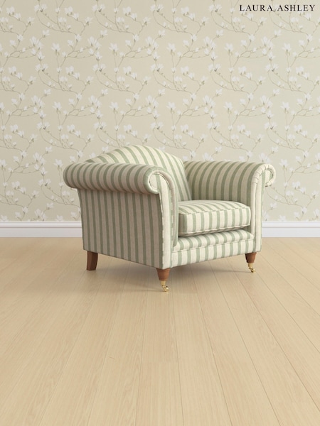 Kinsham Stripe/Hedgerow Green Gloucester By Laura Ashley (AV9769) | £850