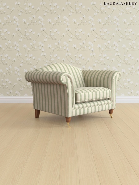 Kinsham Stripe/Hedgerow Green Gloucester By Laura Ashley (AV9769) | £950