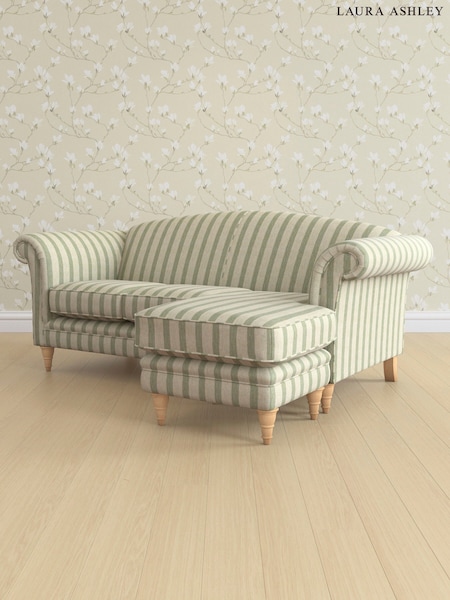 Kinsham Stripe/Hedgerow Green Gloucester By Laura Ashley (AV9769) | £1,800