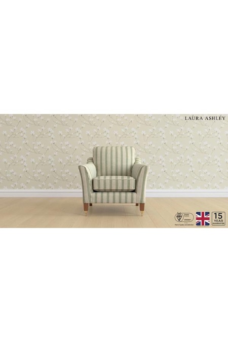 Kinsham Stripe/Hedgerow Green Marford By Laura Ashley (AV9770) | £775