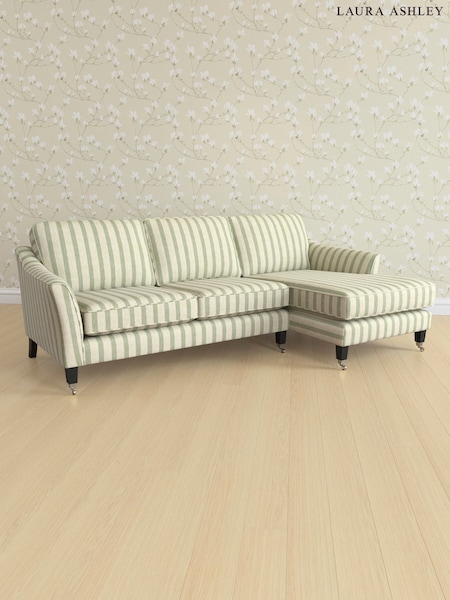 Kinsham Stripe/Hedgerow Green Marford By Laura Ashley (AV9770) | £2,050