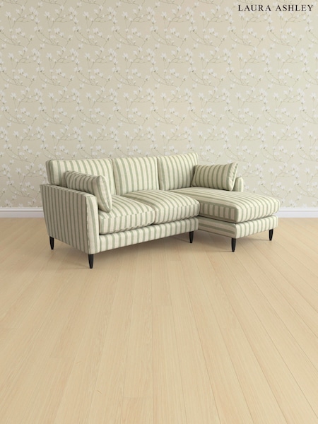 Kinsham Stripe/Hedgerow Green Radcliffe By Laura Ashley (AV9771) | £2,475