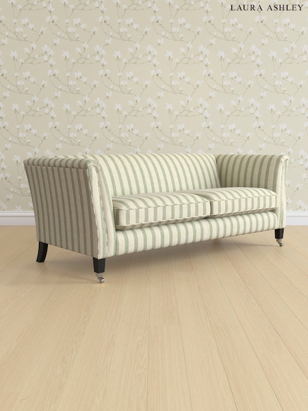 Kinsham Stripe/Hedgerow Green Chatsworth By Laura Ashley (AV9772) | £1,375