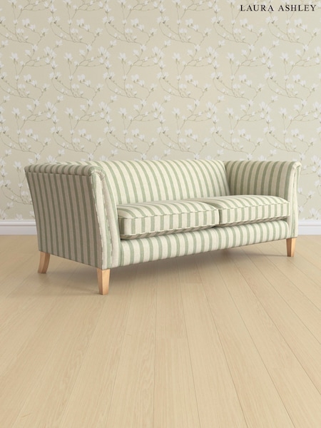 Kinsham Stripe/Hedgerow Green Chatsworth By Laura Ashley (AV9772) | £1,375