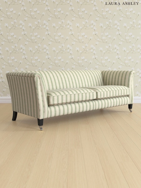 Kinsham Stripe/Hedgerow Green Chatsworth By Laura Ashley (AV9772) | £1,475