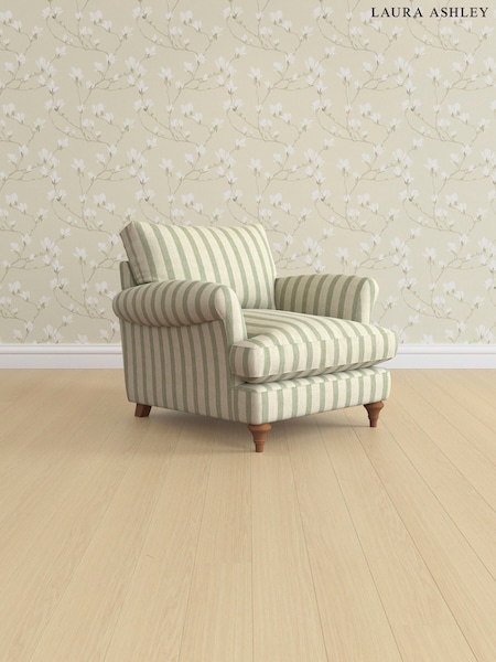 Kinsham Stripe/Hedgerow Green Westley By Laura Ashley (AV9773) | £875