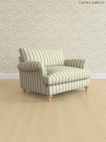 Kinsham Stripe/Hedgerow Green Westley By Laura Ashley (AV9773) | £1,000