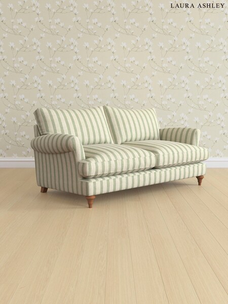 Kinsham Stripe/Hedgerow Green Westley By Laura Ashley (AV9773) | £1,425