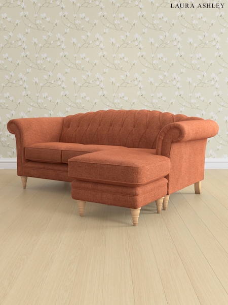 Nantmor/Rust Orange Gloucester Button Back By Laura Ashley (AV9805) | £1,800