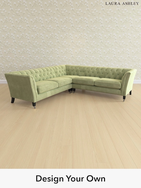 Orla/Pale Hedgerow Green Chatsworth Button Back By Laura Ashley (AV9827) | £3,150