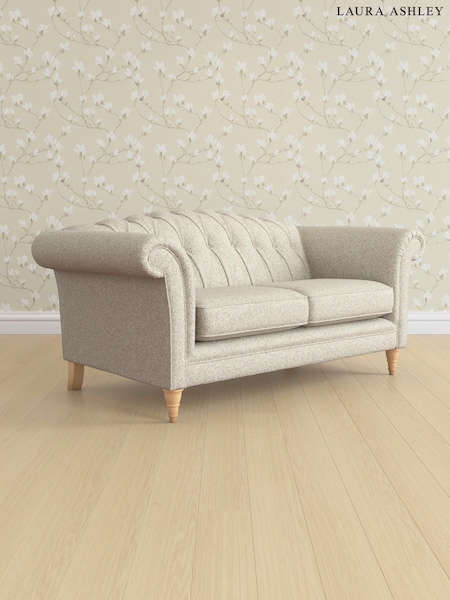 Tichwell/Stone Natural Gloucester Button Back By Laura Ashley (AV9848) | £1,250