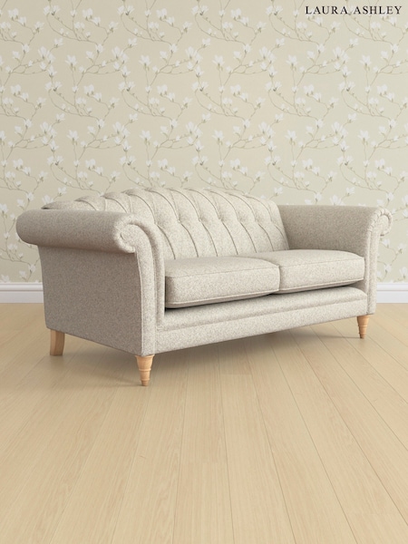 Tichwell/Stone Natural Gloucester Button Back By Laura Ashley (AV9848) | £1,350
