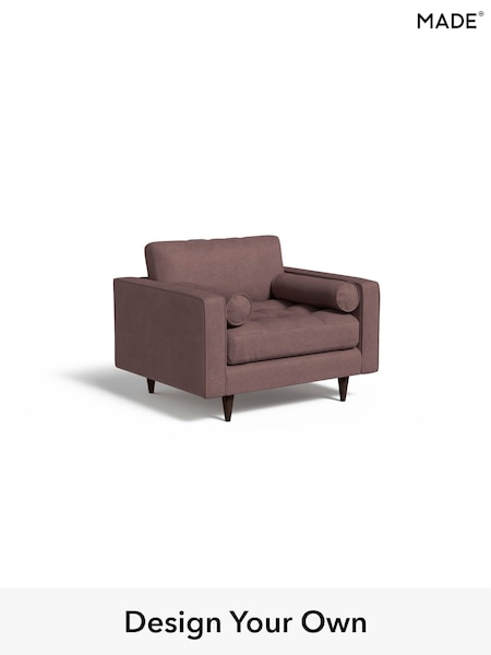Matt Velvet Easy Clean/Chestnut Brown Scott By Made (AV9934) | £799