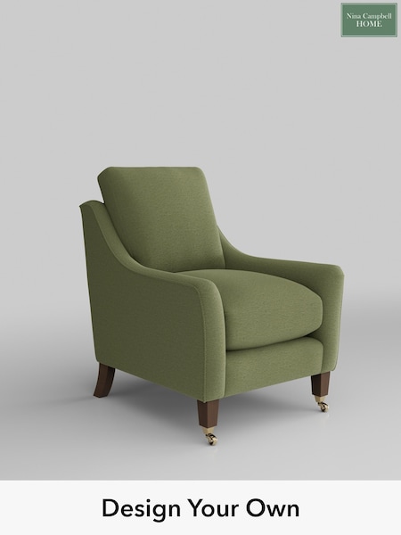 Whistler/Leaf Green Oakfield By Nina Campbell (AV9942) | £850
