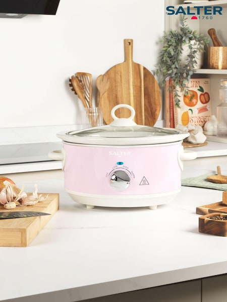 Salter Pink Retro 3.5L Slow Cooker (AW0184) | £30