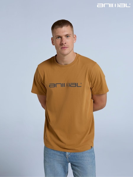 Animal Yellow Mens Leon Relaxed T-Shirt (AW0275) | £25