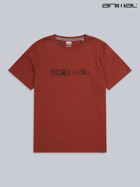 Animal Orange Rust Mens Jacob T-Shirt (AW0326) | £27