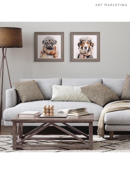 Art Marketing Multi Ollie Dog Wall Art (AW0470) | £32