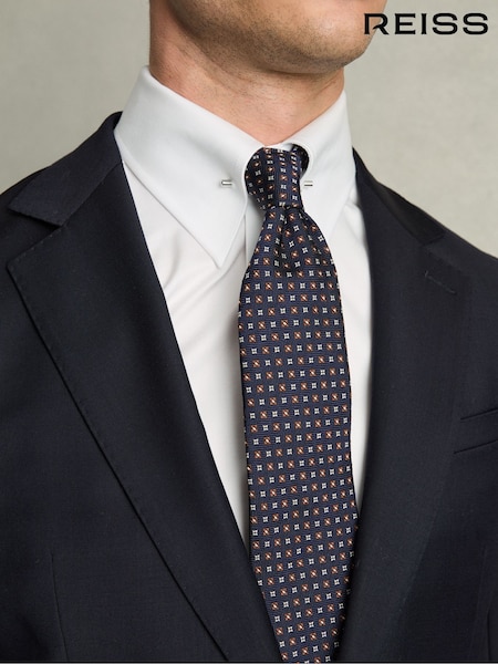 Reiss White Caldwell Regular-Fit Cotton Pin-Collar Shirt (AW1265) | £88